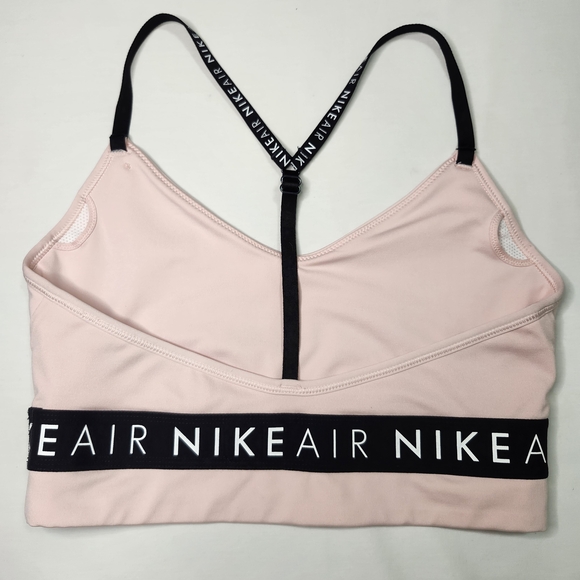 Nike Pink and Black Sports Bra with Y-Back Design - Picture 3 of 4